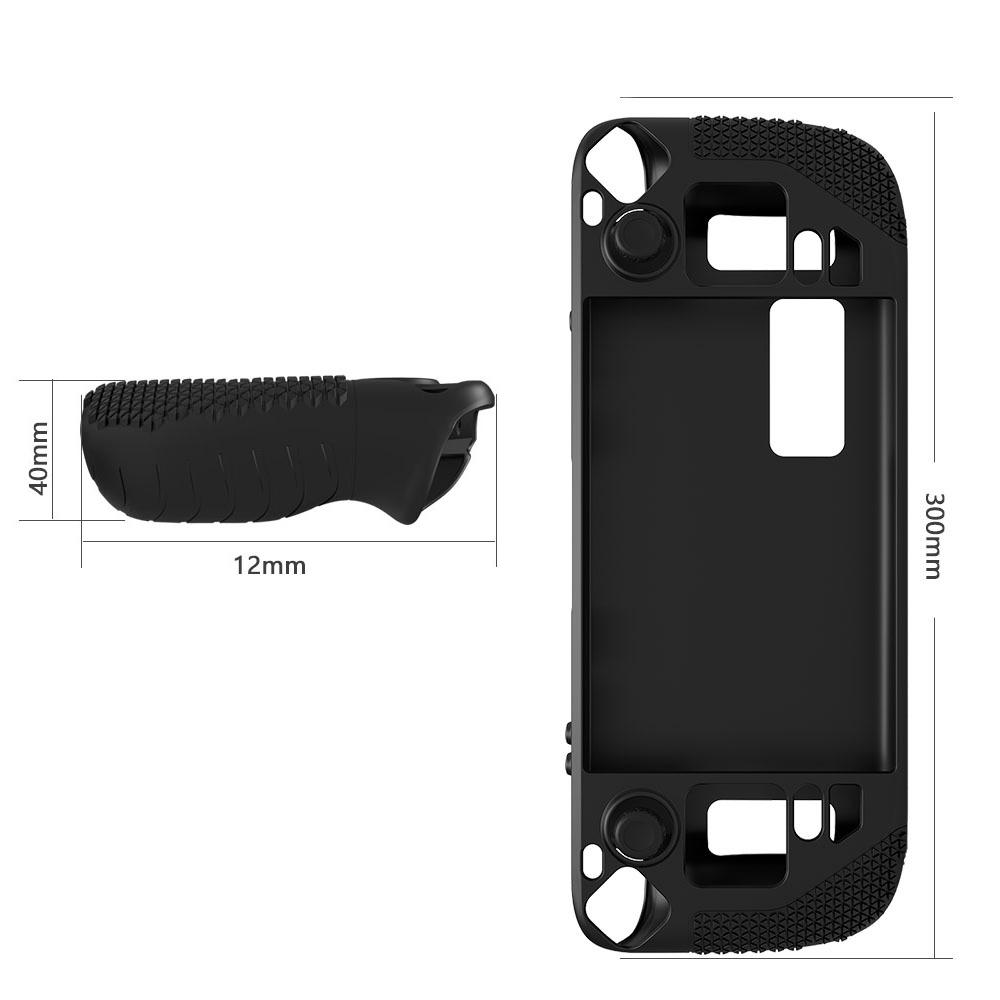 1× Мягкий ТПУ Чехол для Игры, Ударопрочная Кожаная Оболочка, Защитный Чехол для Steam Deck