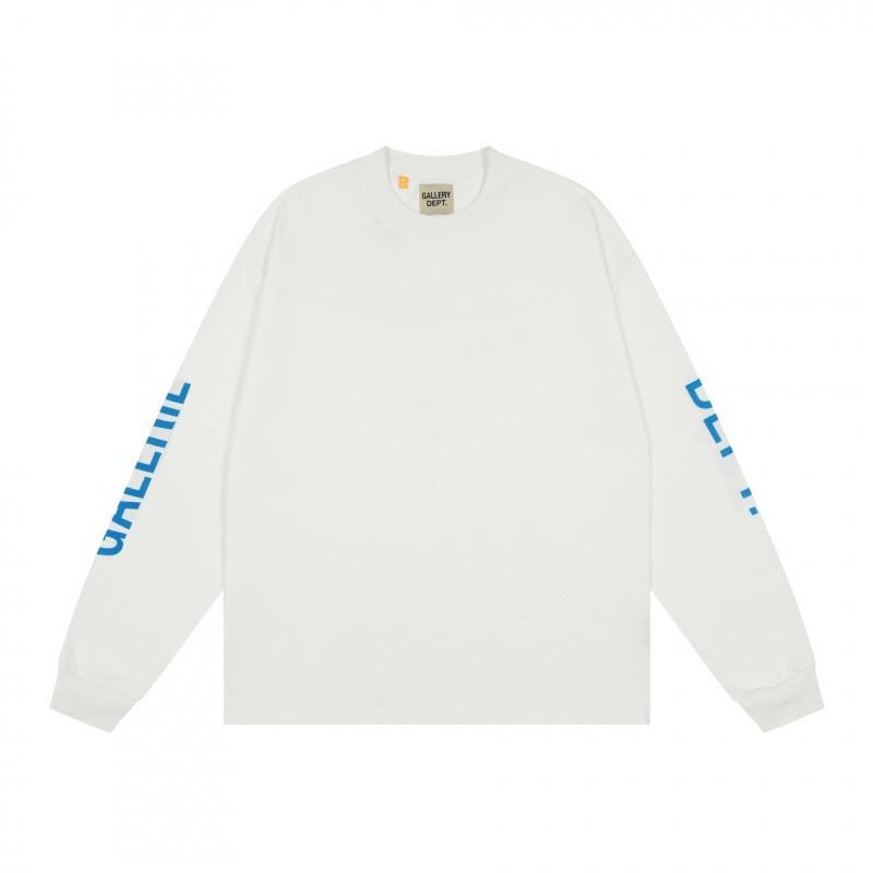 Mens Oversized Long Sleeve Tee Cotton Graphic Print Casual Streetwear Top