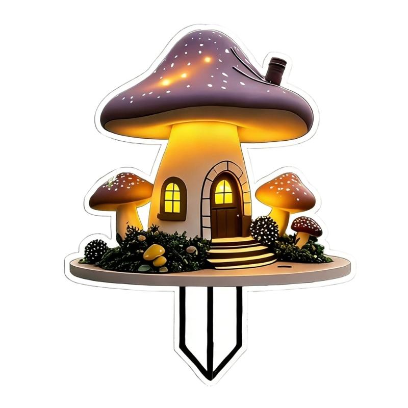 Durable Acrylic Cemetery Garden Decoration Stake Weather Resistant For Memorials Landscaping And Outdoor Ornaments Use