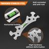 Design with Level Gauge Hex Screws Wrench Multifunctional Bend Angle Leveling Wrench  Universal