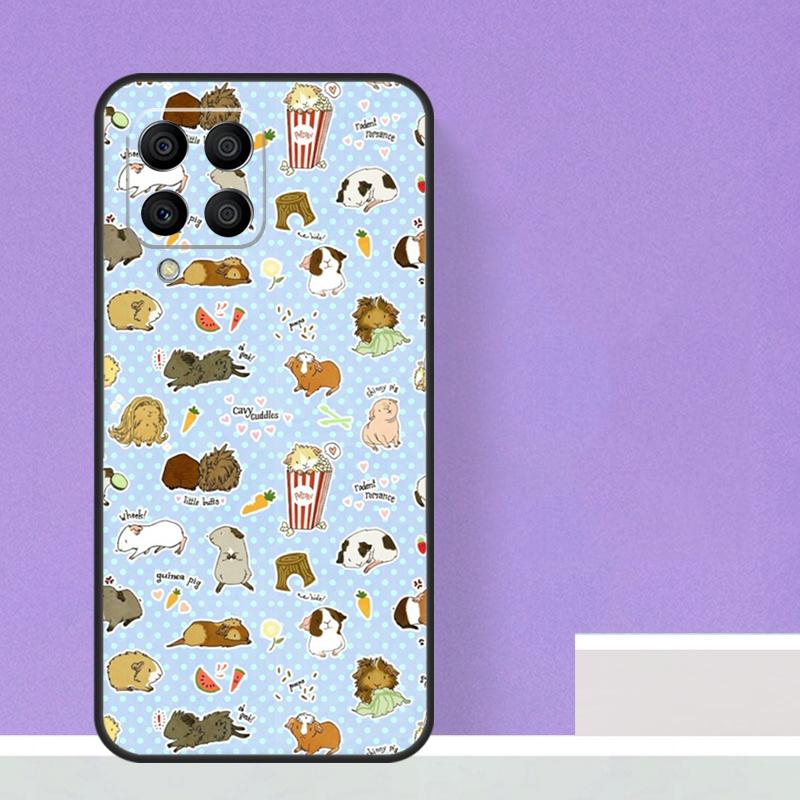 Милый Мультяшный Чехол с Морской Свинкой для Samsung Galaxy M21 M31 M15 M55 M56 M36 M16 M06 M13 M33 M53 M12 M32 M52 M14 M34 M54