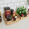 Плетеная коробка для хранения салфеток в виде водяного гиацинта, плетеная коробка для салфеток ручной работы, лоток для салфеток, корзина для хранения различных вещей