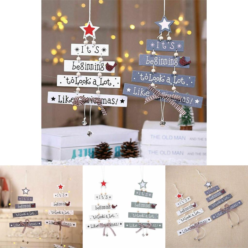 High Quality Christmas Wooden Pendant Decor For Stylish Living Room Accents