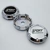 4pcs 66mm Sport Edition Logo Emblem Badge Car Wheel Center Caps Rims Hub Center Dust Cover Wheel Hubcaps Replace Car Accessories