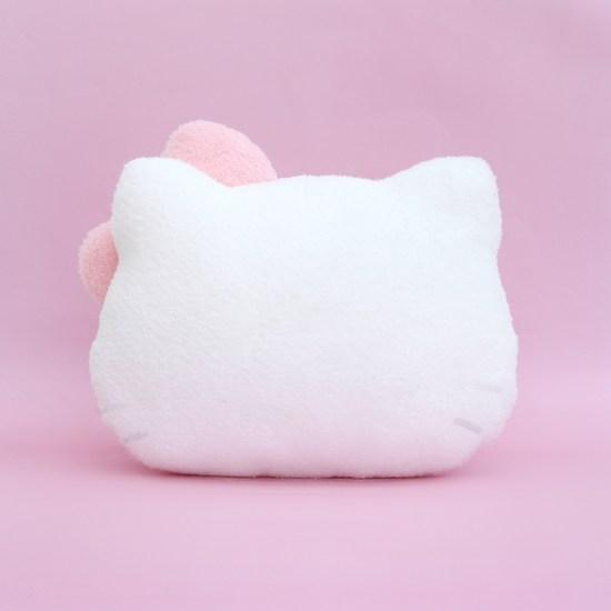 Sanrio Nara Home Deco Flat Fur Face Cushion Cutie, a Popular Character In Korea