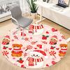 1pc Christmas, Winter Chair Carpet for Office, Non slip, Soft and Durable Office Rug