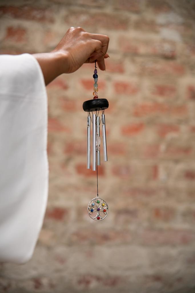 MEINL Sonic Energy Collection Wind Chime Mini Chakra Chime Tree of Life TOLCC12MINI 12" []