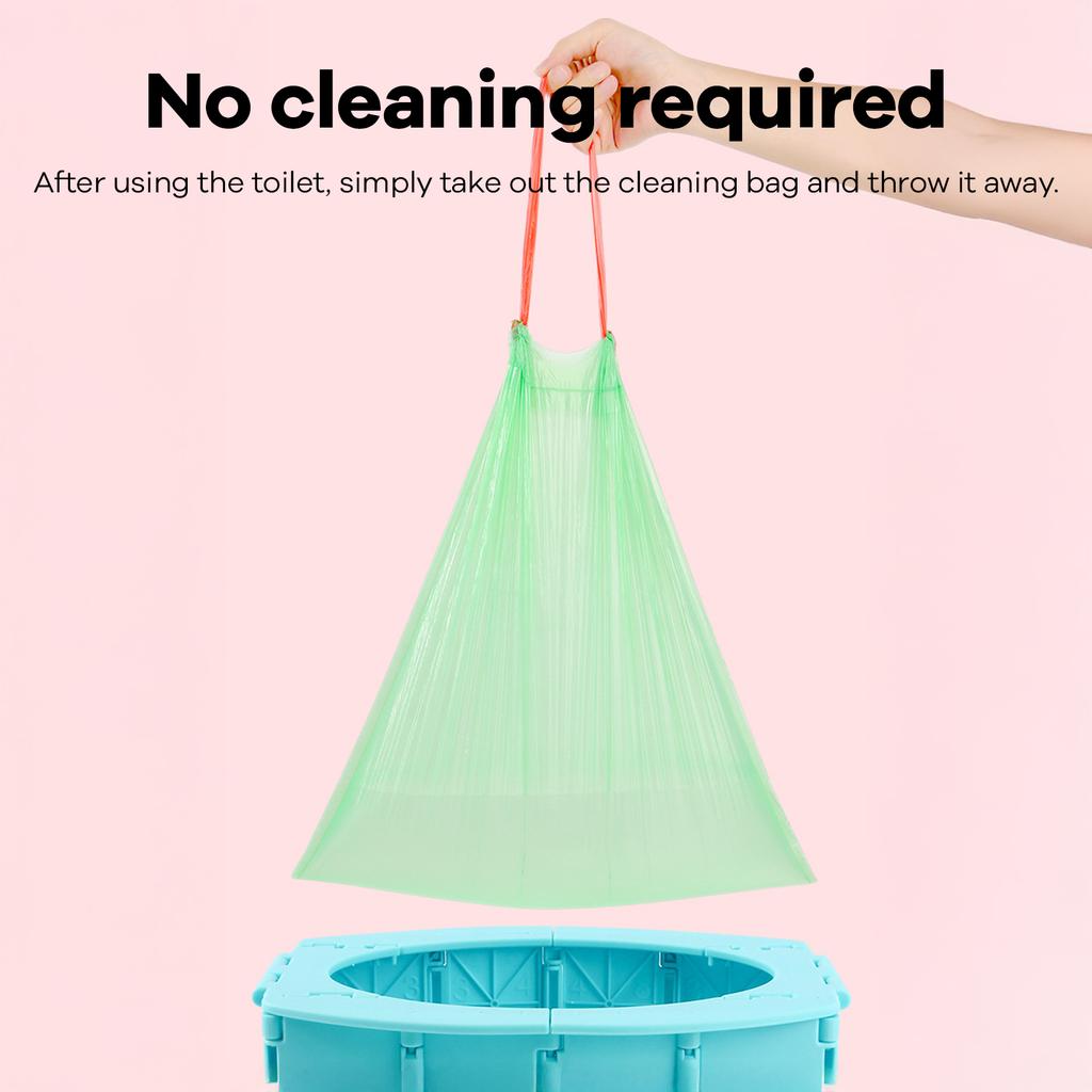 Foldable Kids Travel Potty Portable Car Toilet for Toddlers Collapsible Design Leak-Proof Emergency Toilet for Camping Road Trip