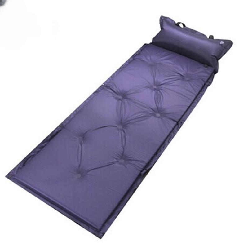 Single Inflatable Sleeping Mat Can Be Spliced for Camping, Camping, Picnic, Moisture-proof Double Automatic Inflatable Cushion