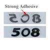 2026 Hot Car Sticker For Peugeot Rear Boot Trunk Tailgate Emblem Badge ABS Car Sticker Decals 206 207 301 307 308 408 508 2008 3