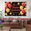 2D самолет воздушный шар день рождения celebration фон ткань домашний декор комната декор полиэфирное волокно