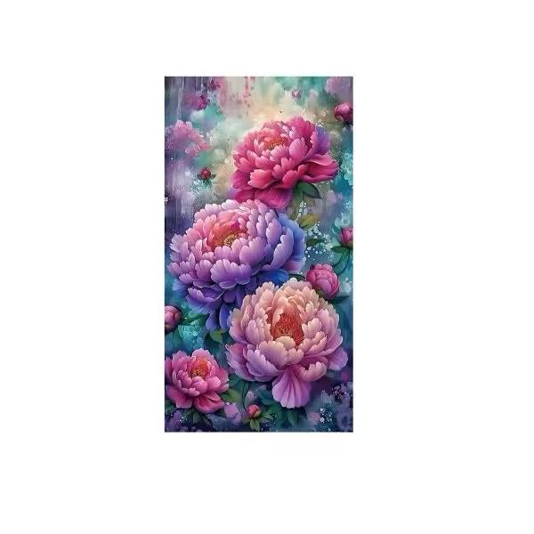 5D алмазная картина полный алмаз красный как Xia крест вышивка мозаика искусство новая гостиная крыльцо красивая мечта пионы цветы украшение своими руками