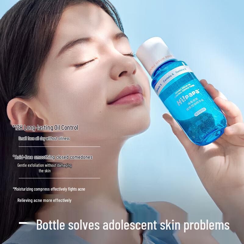 Hi!papa Dual-Extract Oil-Control Repairing Essence Water