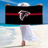 Atlanta Falcons Logo Print Beach Towel, Large Soft Quick Dry Towel for Beach Camping Swimming