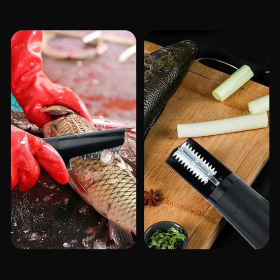 Электрическая чистка рыбы с регулируемой скоростью, электрический удалитель чешуи рыбы, безопасный инструмент для очистки рыбы для кухни и использования на открытом воздухе