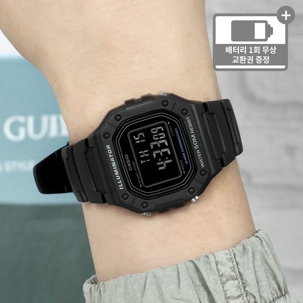 Casio Винтажные цифровые мужские уретановые часы с батарейкой, срок службы 7 лет