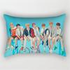 Boys Kpop Bangtan Bts Print Pillowcase Cover Bed Seat Square Pillow Cover Home