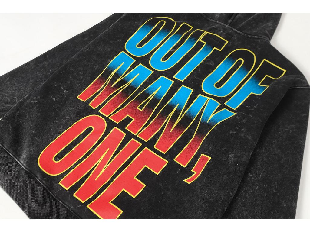 Godspeed 25ss Retro Washed Pure Cotton American Hip Hop Hoodie (Autumn/Winter Collection)