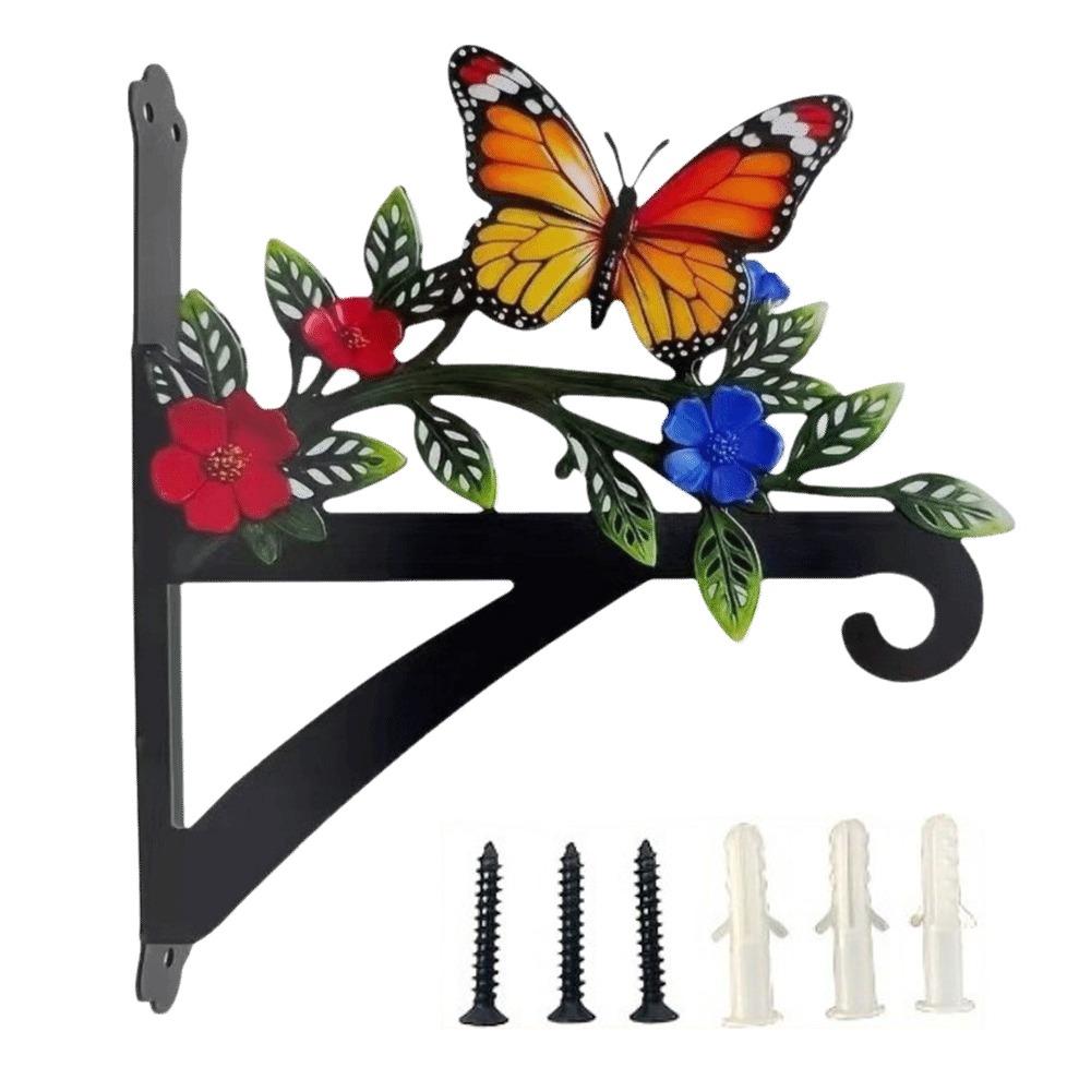 Rust-Proof Hanging Bracket Colorful Metal Decorative Rack Beautiful Wall Hook Corridor