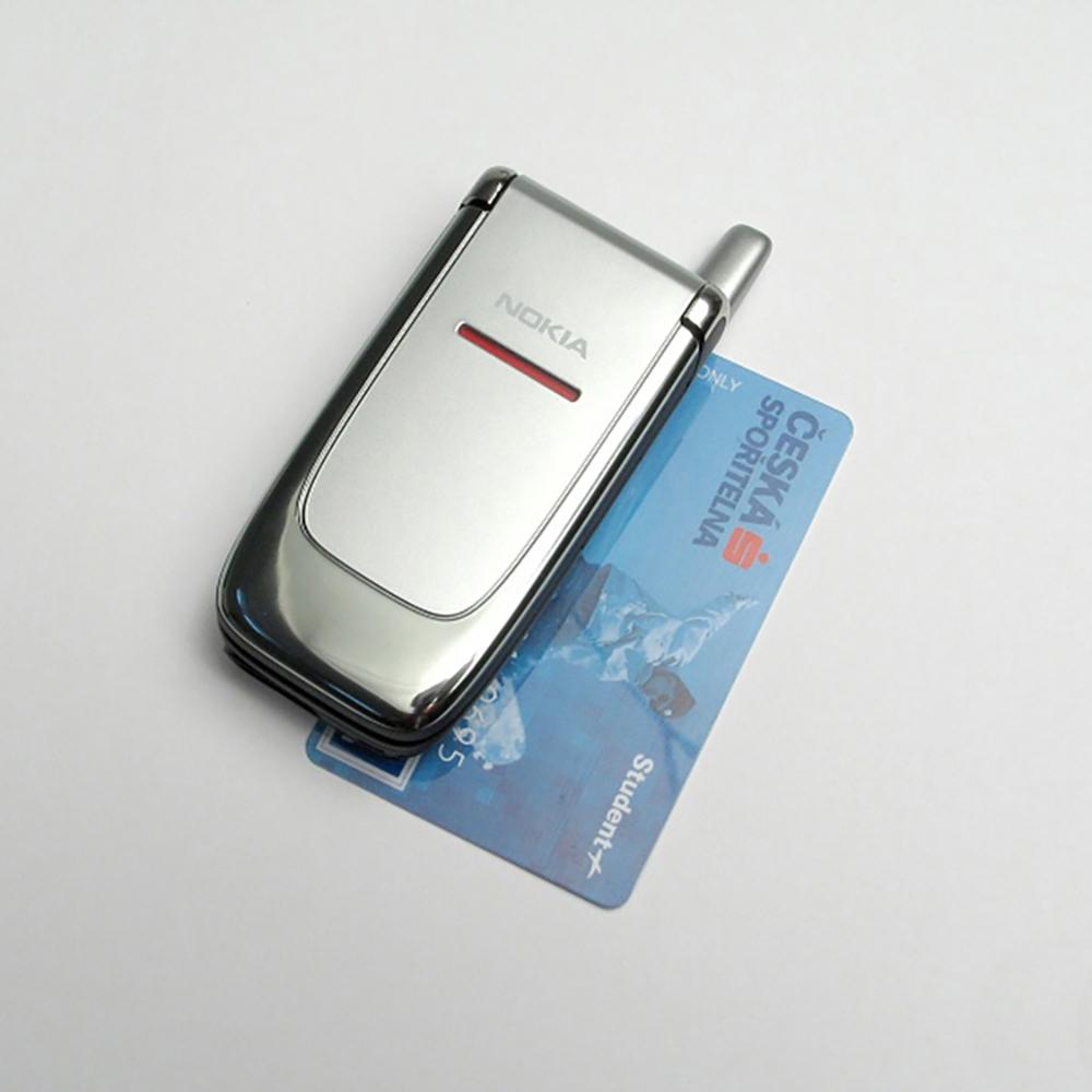 Восстановленный разблокированный оригинальный мобильный телефон Nokia 6060 Flip GSM с 1 SIM-картой