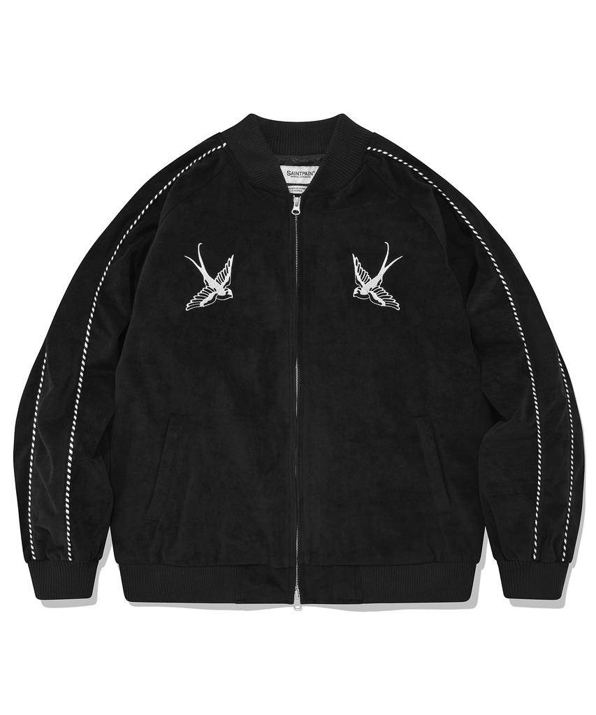Сувенирная куртка Saintpain Sp Velvet Swallow - Черная