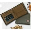 HORNBULL Мужской кожаный кошелек Billy Olive/Mud | Мужской кожаный кошелек премиум-класса Qaulity |