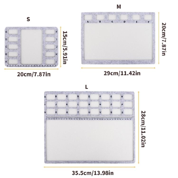For Workstation Professional Beading Efficient Portable Craft Organization Bead Layout Board Jewelry Making Tray