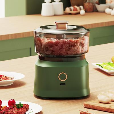 Многофункциональная бытовая электрическая мясорубка с острым лезвием, запуск одной кнопкой, съемный измельчитель чеснока, мини-кухонный комбайн