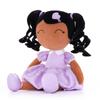 16 дюймов Мягкие куклы для девочек Темно-фиолетовые идеи для рождественских подарков Подарки на день рождения для девочек
