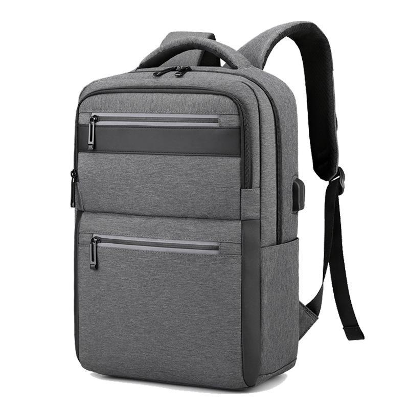 High-End Waterproof Men's Travel Backpack - Large Capacity, Fashionable, for Business and Computer Use