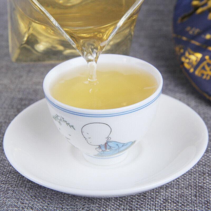 357г Пуэр из старого дерева Сырой чайный пирог Мэнхайский черный чай