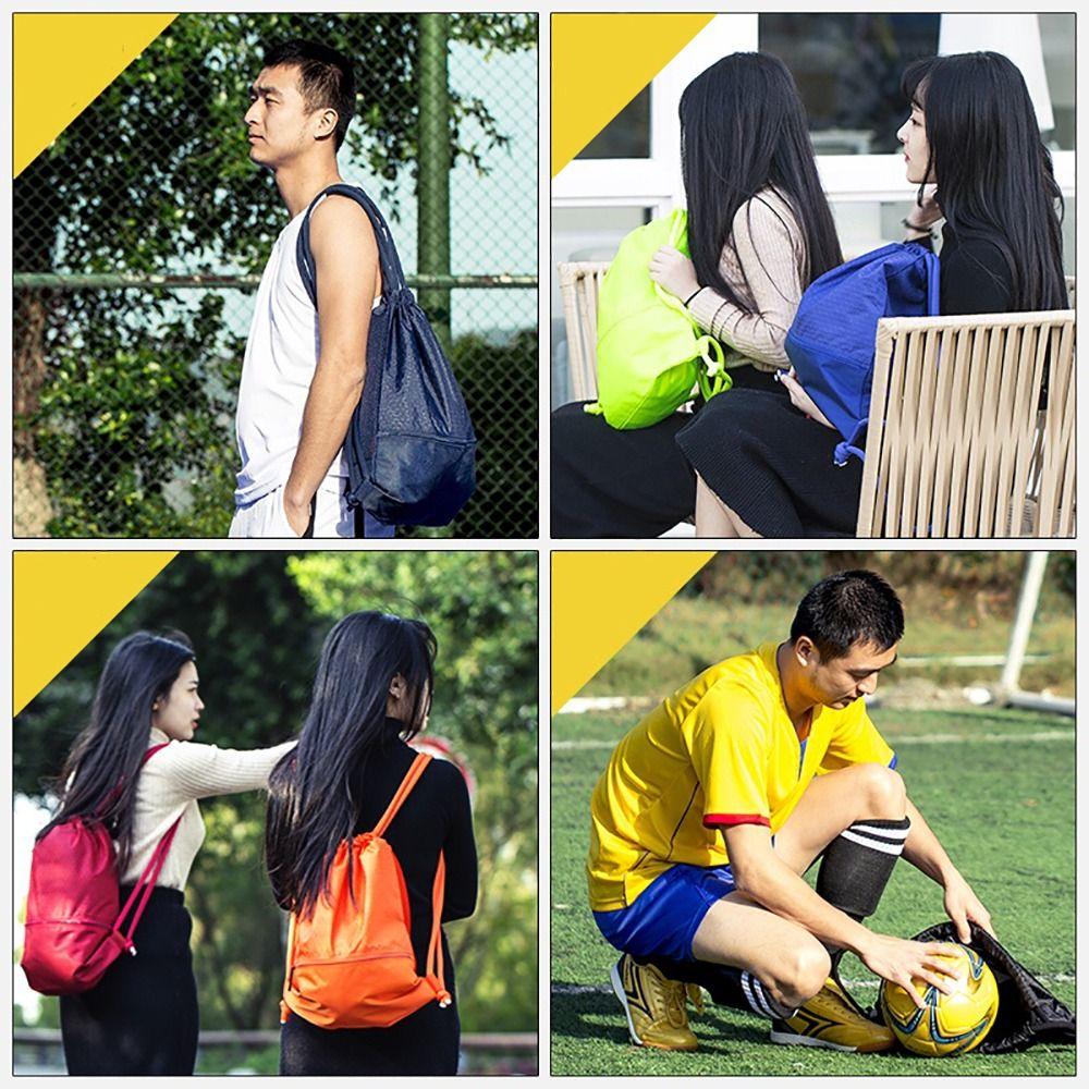 1Pcs Basketball Helmet Storage Sports Drawstring Pocket Waterproof Oxford Zipper Bag