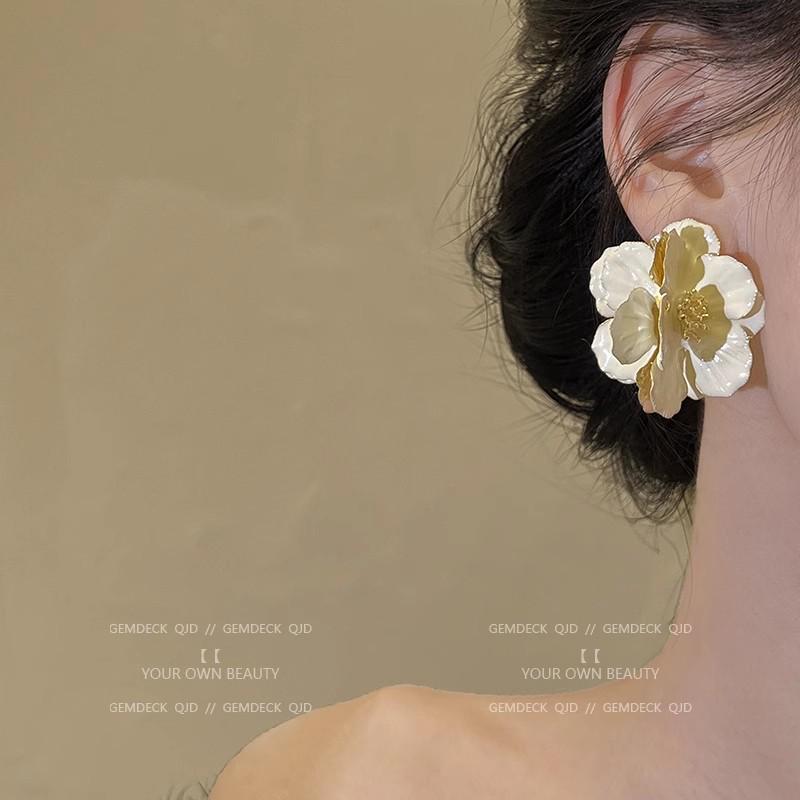 Роскошные европейские и американские серьги-пусеты с бриллиантовой кисточкой для вечеров и вечеринок