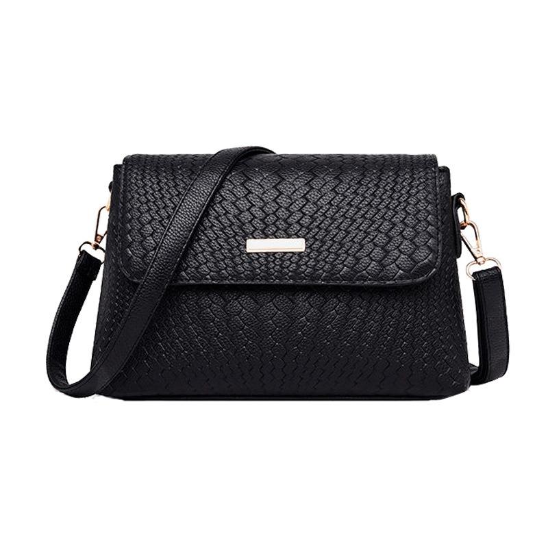 Женская сумка кроссбоди из мягкой ПУ кожи, повседневная минималистичная на плечо, сумка для мамы большой вместимости, модная трендовая женская сумка