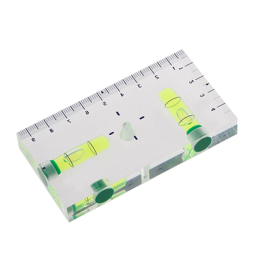 Magnetic Mini Bubble Level Two Directions Spirit Level Picture Hanging Levels Mark Measuring Instruments Layout Tools