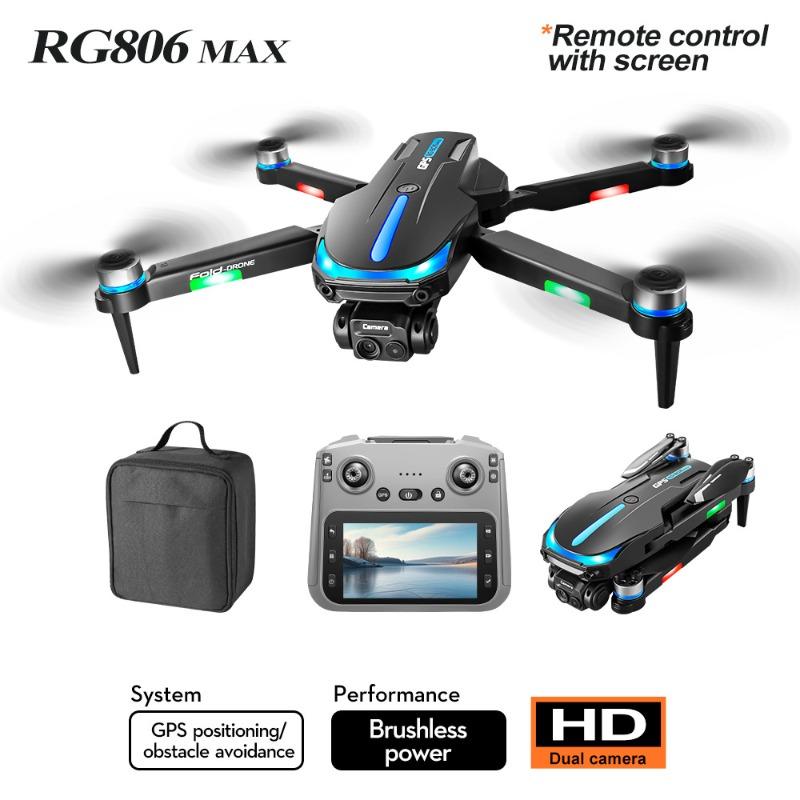 2026 RG806 MAX RC Drone 360° Obstacle Avoidance Aerial Photography 8K Dual Camera Quadcopter Gps Four-Axis Helicopter Brushless Motor Drone Gift Toy