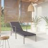 Day and Night - Day and Night Lounger with Gray Synthetic Rattan Cushion