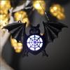 New Halloween Hat Ghost Bat Terrifying Atmosphere Creative Hanging Decoration Ghost House Scene Decoration LED Lamp Ghost House