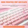 DAREU EK75PRO Gaming Keyboard Wireless Cherry Pink Tenkeyless USB Connectable Gasket Mount 81 Keys English Layout Cute RGB Mechanical Keyboard Hot