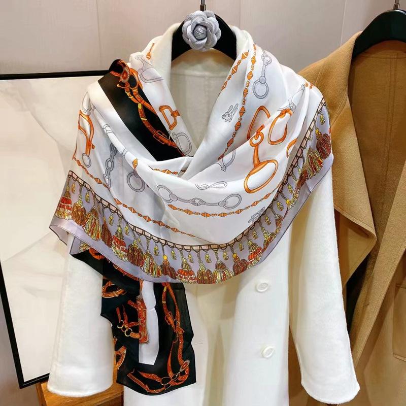 Ханчжоу 100% натуральный шелковый шарф для женщин, бандана, длинные шарфы, платок, роскошный высококачественный хиджаб, эшарпе, пашмина