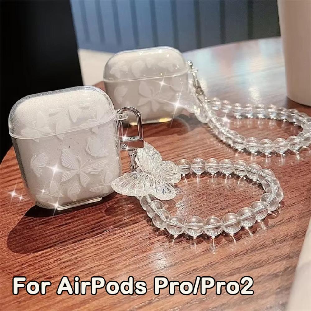 Защитный чехол-подвеска в виде бабочки для наушников AirPods 4/3/2/1/Pro/Pro2 Женский Мужской