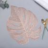 Table Mat Hollowed-Out Nordic Heat-resistant Simulation Turtle Back Leaf Placemats for Dining Table