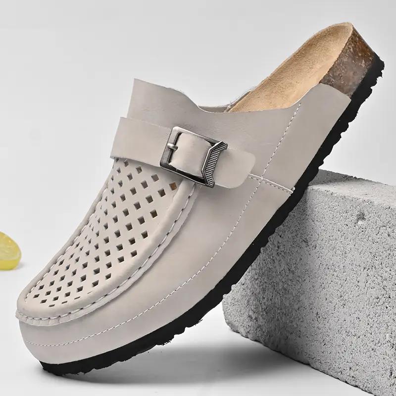 Классические мужские мягкие сабо, тапочки, повседневные сандалии