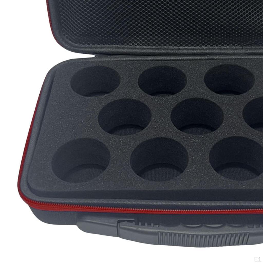 Yo Ball Organizer Case with Handle and Mesh Section for Accessories 11 Slots