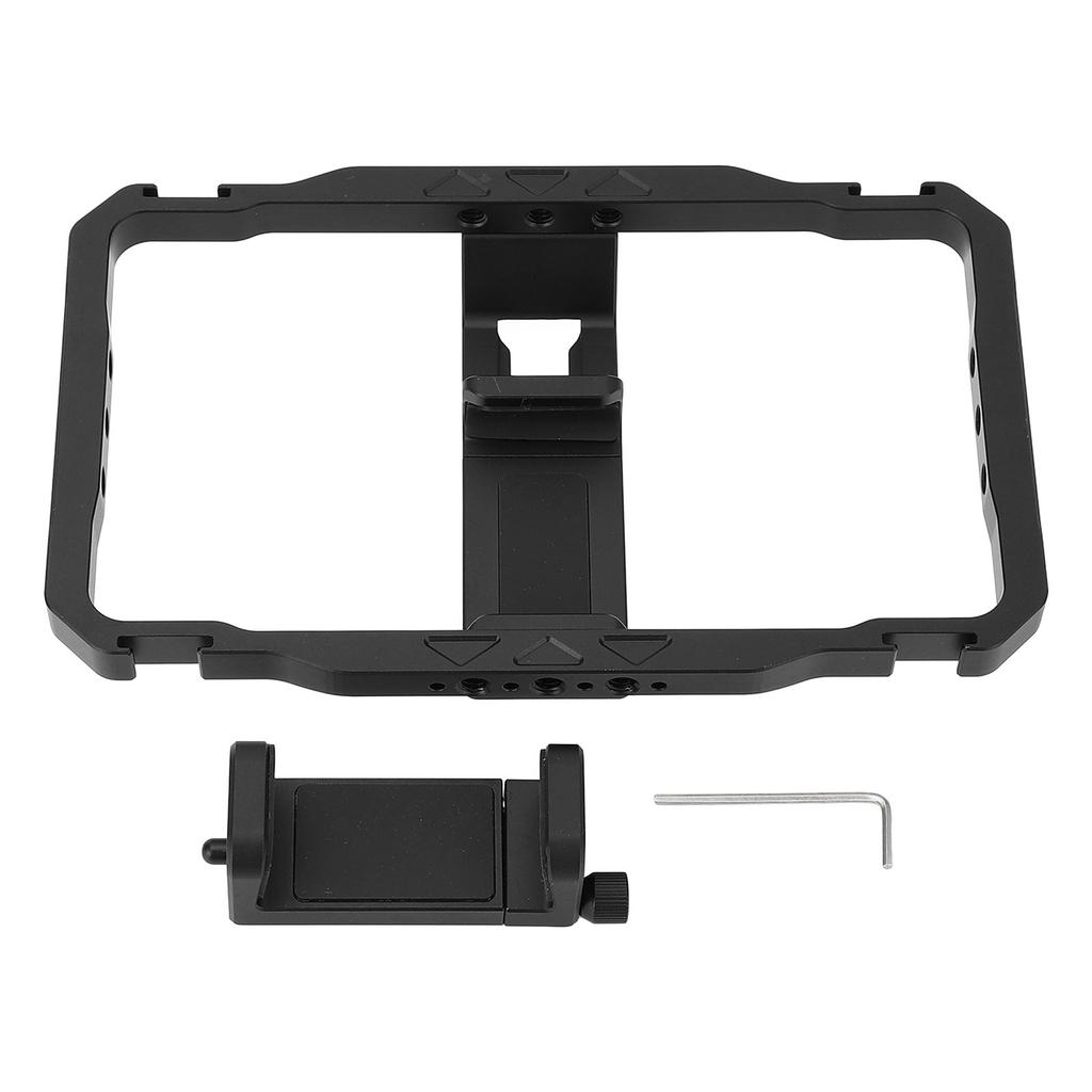 Universal Phone Video Rig Kit 14 Inch Screw Interface Cold Shoe Mounts Aluminum Alloy Handheld
