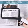 for Reading with 5 Led Lights Sewing Magnifier Optical Instrument LED Loupe Magnifying Glass