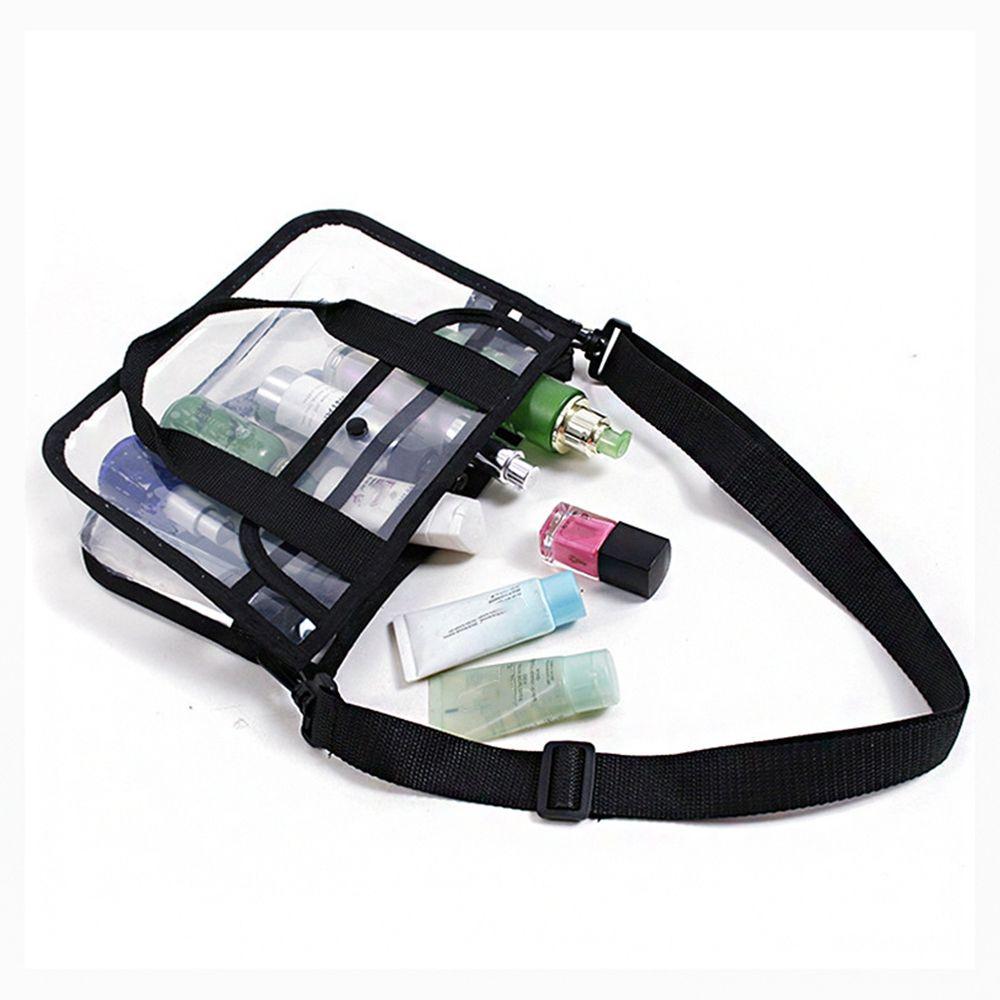 Organizer Cosmetic Pouch Women Shoulder Bag Makeup Pouch Storage Toiletry Bag PVC Cosmetic Bag