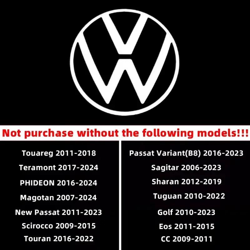 Car HD Door Welcome Lights Led Projector Decor Lamp For VW R Line GTI Atlas Jetta Touareg Variant Golf Polo Taos Nivus Passat Ti