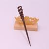 Hair Clasp Ladies Gift Wooden Vintage Ebony Accessories Guajacwood Hairpin