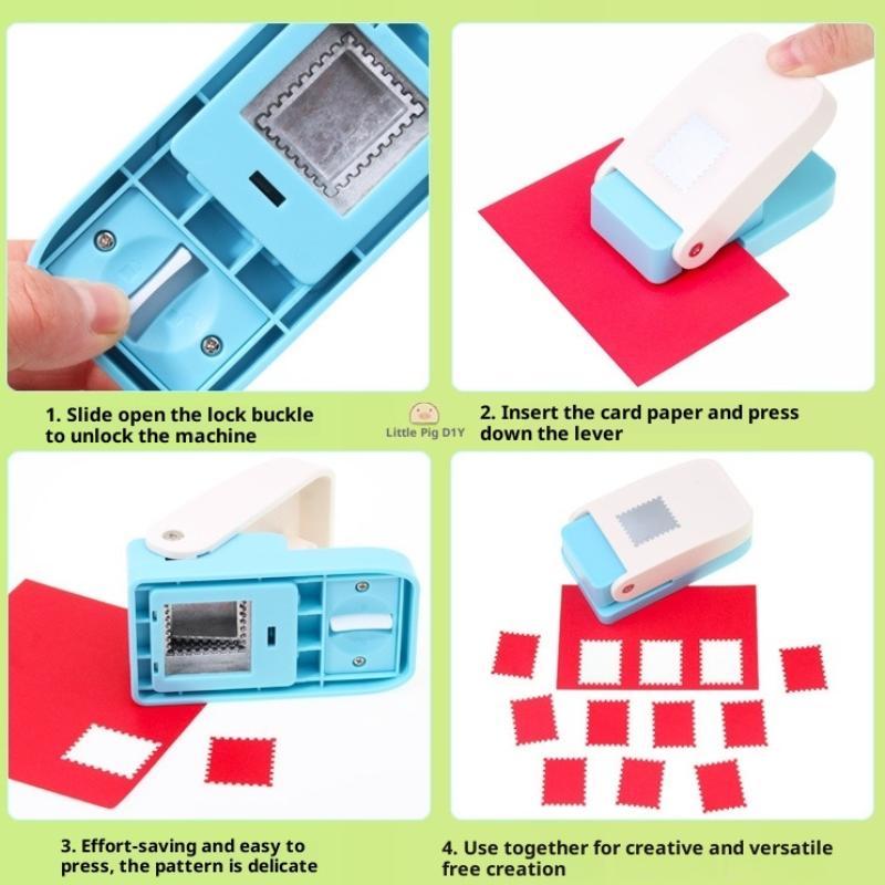 Прямоугольный штамп-пуансон рычажного действия для бумажного творчества, скрапбукинга, инструмент для пробивания различных материалов